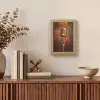 Microfoon - Bruin - Klassiek Light Box met kabel (Tafellamp) klein -sfeer2