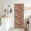 Bloemen - Klassiek - Roze deurposter klein 289 -sfeer5