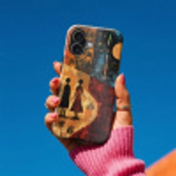 Silhouetten - Abstract - Zon - Maan Toughcase MagSafe Apple iPhone 17 klein -Sfeer1V