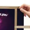 Gitaar - Muziek - Rook - Paars Light Box met batterij (Wandlamp kind) middel -USP_websiteprintNL