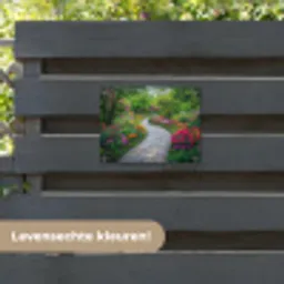 Park - Bloemen - Tuin tuinposter los doek klein -sfeer3