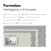 Grijs - Licht - Herfst Muismat XXL klein -sfeer5