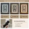 Kaas - Decoratie - Beige - Cheese Light Box met batterij (Wandlamp) middel -USP_lichtkleurNL