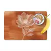 Bloem - Minimalistisch - Wit Placemat vinyl groot -zzzproduct_Kitchenyeah-website