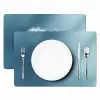 Paardenbloem - Wind - Blauw Placemat vinyl groot -zzsfeer2_Kitchenyeah-website