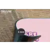 You're doing great - Roze - Bubble letters Placemat vinyl groot -closeup