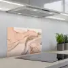 Marmer - Roze - Rosé keuken achterwand spatscherm klein -3d_schuin