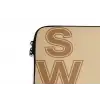 Swag - Bruin - Beige laptophoes neopreen klein -detail