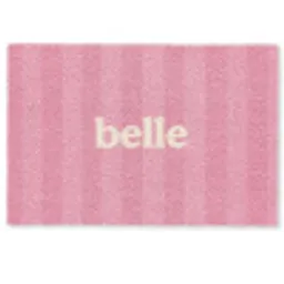 Roze - Gestreept - Belle Deurmat klein -zkaufland3d