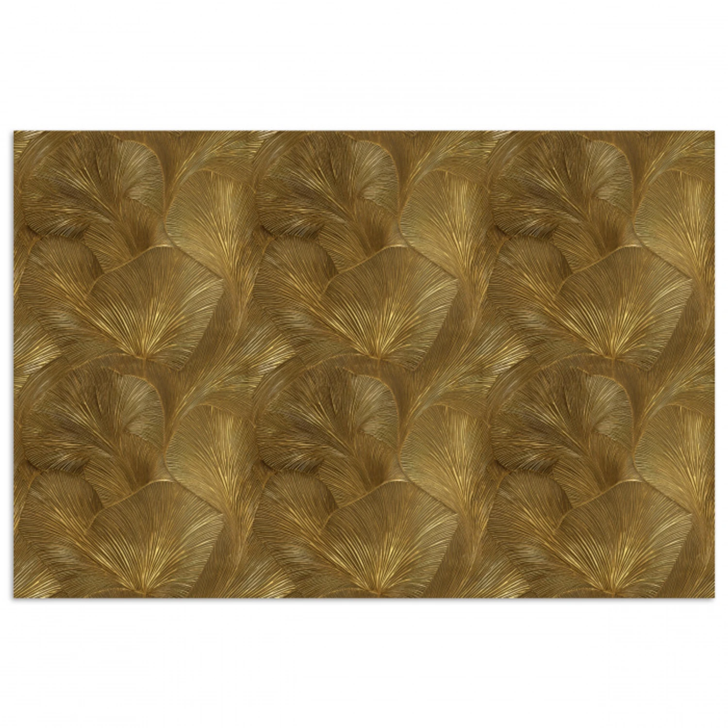 Organisch - Lijnen - Goud poster papier klein 62 -3d