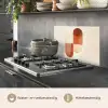 Bogen - Beige - Vormen keuken achterwand spatscherm klein -usp_NL