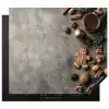 Winter - Kerst - Warm - Eten Inductie beschermer vinyl 3mm middel -3d