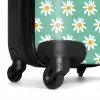 Vintage bloemenpatroon - Groen NBS - Handbagage koffer - Kinderen Unisex middel -wiel