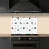 Paw - Pattern - Color keuken achterwand spatscherm klein 900 -sfeer1