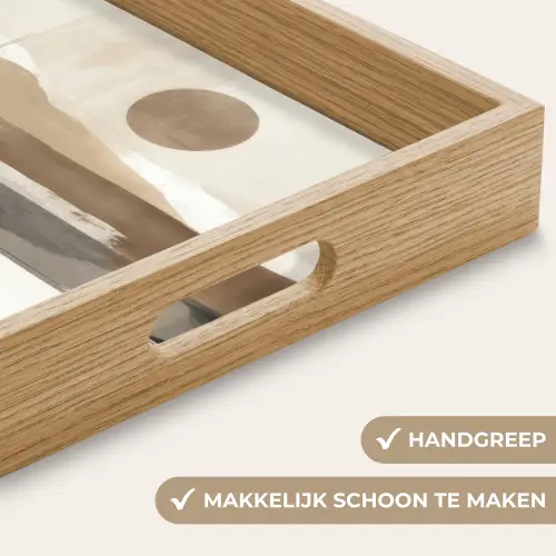 Minimalistisch - Landschap - Dimensie Dienblad Rechthoek middel -USP_HandgreepNL