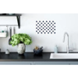 Klassiek - Stippen - Blauw Muursticker klein 286 -keuken