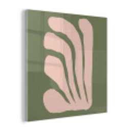 Abstract - Natuur - Pastel - Roze plexiglas 5mm klein -z3d