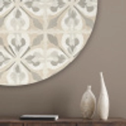 Tegel - Motief - Beige Akoestische PET Vilt - Rond klein 838 -sfeer5_closeup