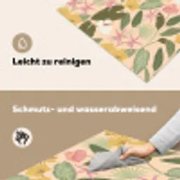 Patroon - Bloemen - Kleurrijk Inductie beschemer met haakjes klein -ky-schoon-de