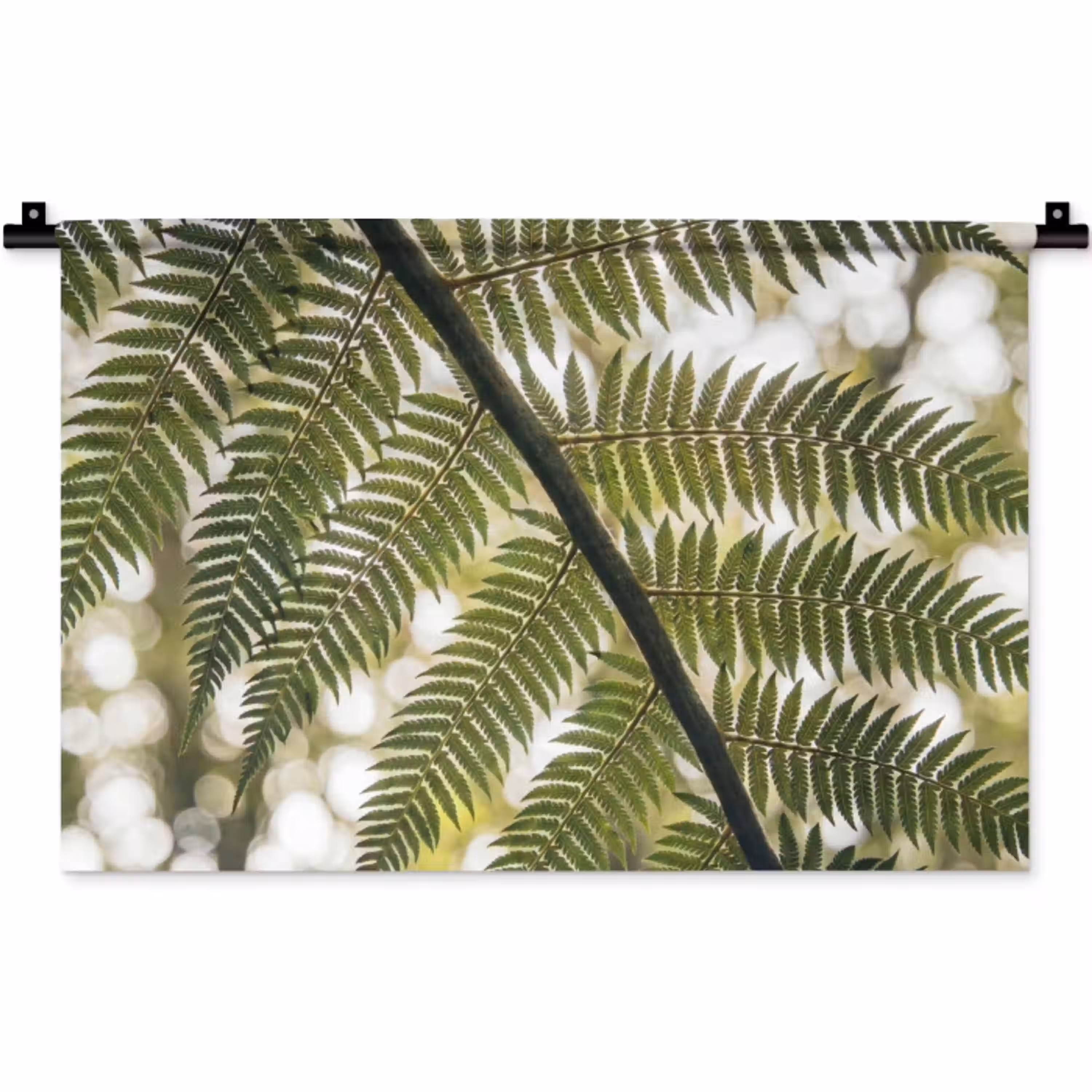 Plant - Blad - Natuur - Groen - Detail Wandkleed katoen klein -zz3d
