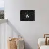 Schapen - Wit - Duisternis tuinposter los doek klein -sfeer8