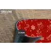 Illustratie - Kerstsymbolen - Rood Placemat vinyl groot 368 -closeup