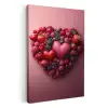 Fruit - Hartjes - Aardbeien - Frambozen - Bosbessen KitchenYeah - Keuken - Canvas klein -3d