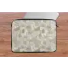 Mozaïek - Stenen - Beige laptophoes neopreen klein 279 -tafel