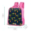 Dinos - Bliksem - Dieren - Blauw Kinderrugzak - Roze middel -productfoto_formaten