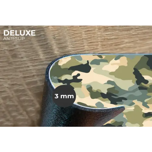 Woestijncamouflage - Zandkleurig - Groen - Patroon Placemat vinyl groot 368 -closeup