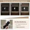 Golfbal - Minimalistisch - Wit Light Box met batterij (Wandlamp) middel -USP_dimbaarNL