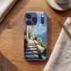 Trap - Huizen - Berglandschap - Zee Telefoonhoesje iPhone 17 Pro klein -sfeer1