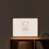 Ballerina - Kitten - Beige - Stippen Light Box met batterij (Wandlamp kind) middel -sfeer1_kind
