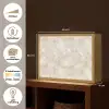 Lichtbeige - Goudbruine Nerven - Marmer Light Box met batterij (Wandlamp) middel 907 -USP_websiteoverzichtNL