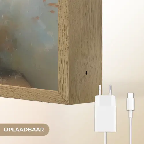 Bloempot - Kuiken - Bloemetjes Light Box met batterij (Wandlamp) middel -USP_websiteoplaadbaarNL