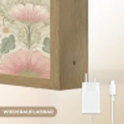 Klassiek - Patroon - Roze Light Box met batterij (Wandlamp) middel 907 -USP_websiteoplaadbaarDE