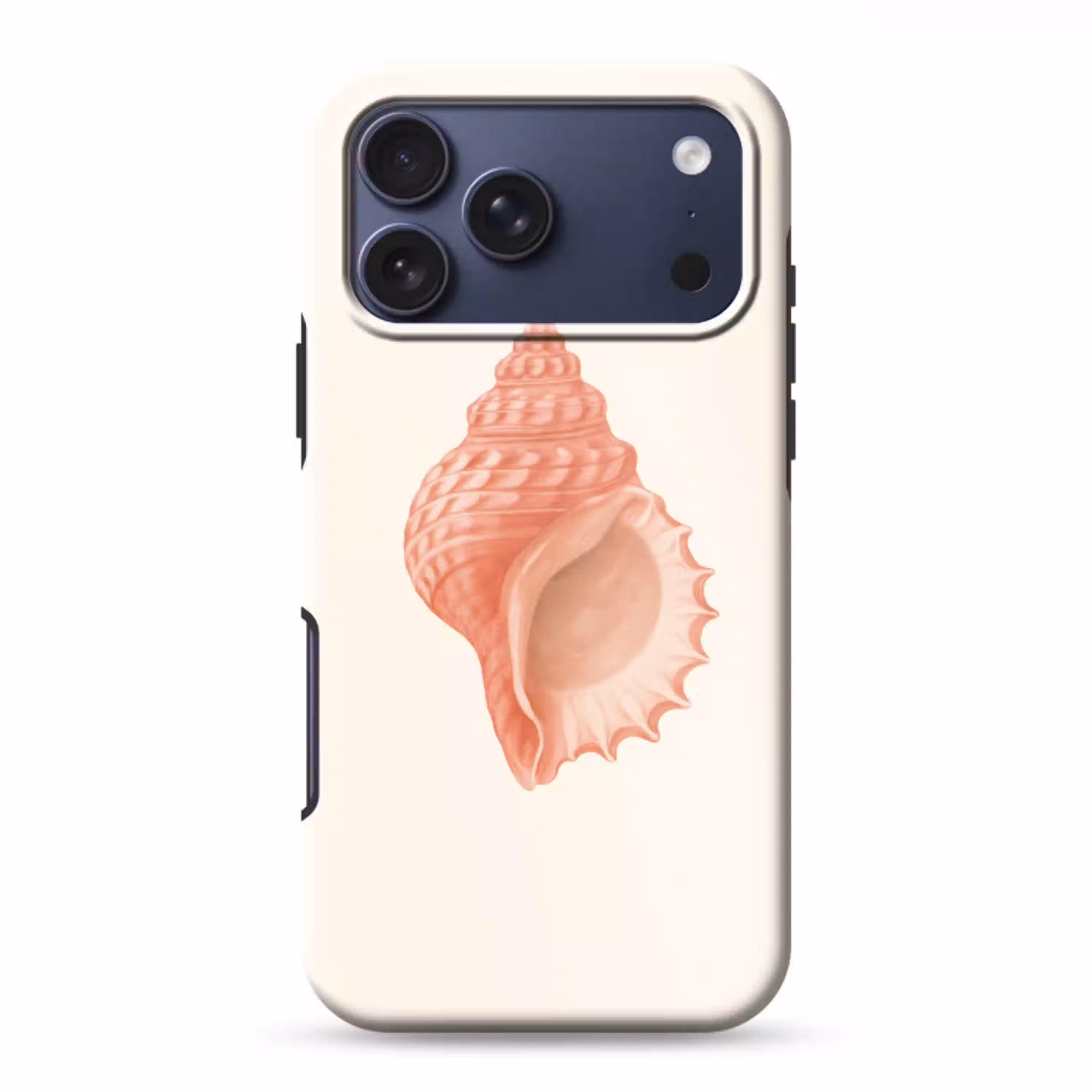 Schelp - Roze - Structuur Toughcase MagSafe Apple iPhone 17 Pro Max klein -3d