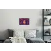 Kever - Felgekleurd - Bloemen - Bladeren Muursticker klein -slaapkamer