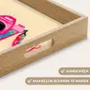 Camera - Memories - Roze - Geschilderd Dienblad Rechthoek middel -USP_HandgreepNL