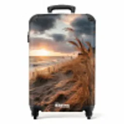 Strand bij zonsondergang NBS - Handbagage koffer - Unisex middel -productfoto_recht