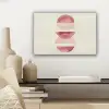 Minimalistisch - Cirkels - Roze canvas 2cm klein -sfeer6