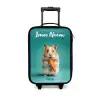 Hamster - Wortel - Dier Kinderkoffer - Zwart klein -3d