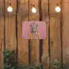 Leeuw - Pak - Geruit - Bril tuinposter los doek klein -sfeer1
