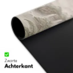 Jungle - Watervallen - Tropisch - Illustratie Muismat XXL klein -sfeer2