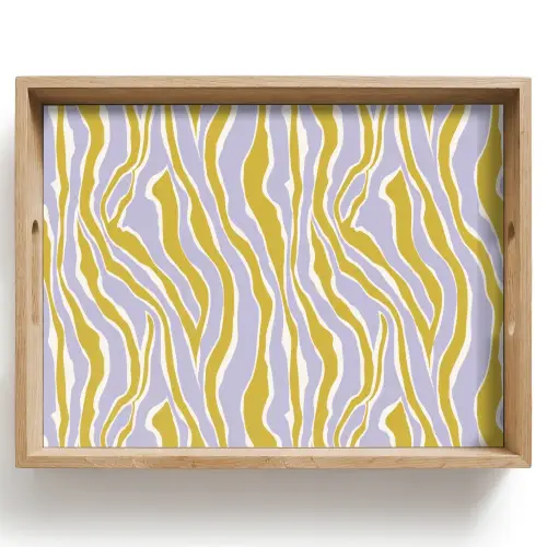 Zebra - Modern - Meerkleurig Dienblad Rechthoek middel 911 -z3d_shopping