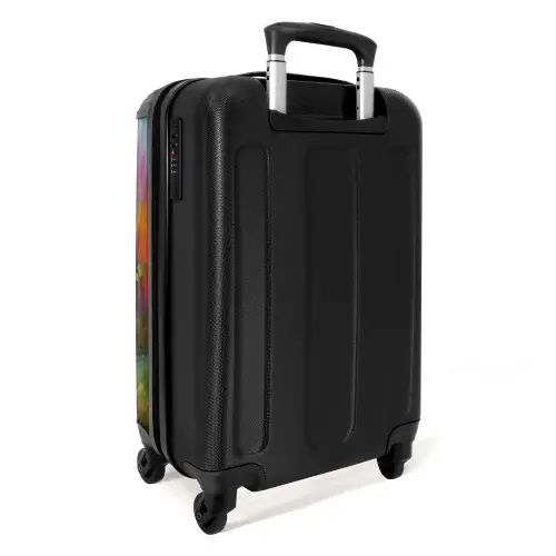 Landschap - Kleurrijk - Olieverf - Kunst NBS - Handbagage koffer - Kinderen Unisex middel -achterkant