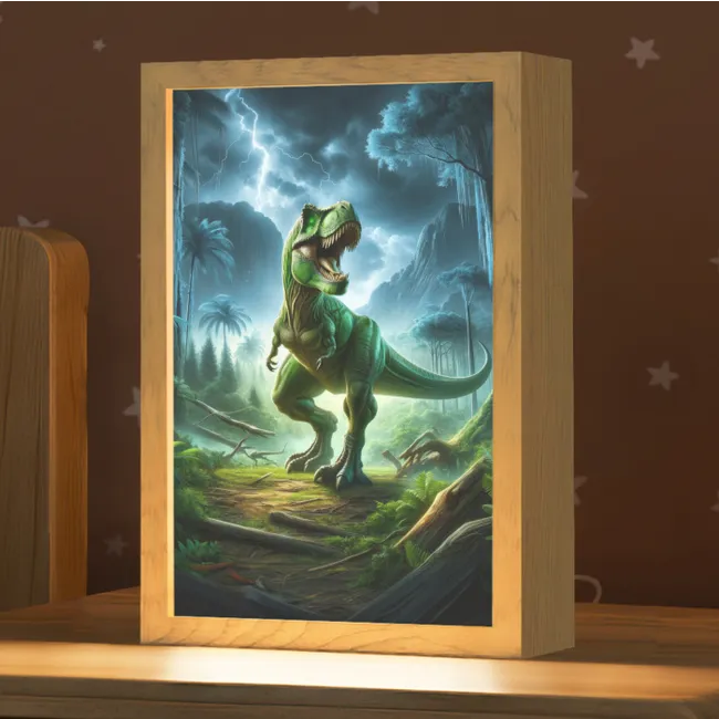 Kids’ Night Light - Dino - Boys - Green - Blue - T-Rex