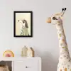 Quote - Hond - Zonnebril fotolijst zwart zonder passe partout klein -usfeer4_kinderkamer