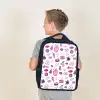 Meiden - Liefde - IJs - Patronen - Girl - Kids - Kinderen - Kindje Rugzak - Zwart middel -sfeer2