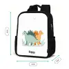 Dinos - Dieren - Sterren Rugzak - Zwart middel -productfoto_formaten